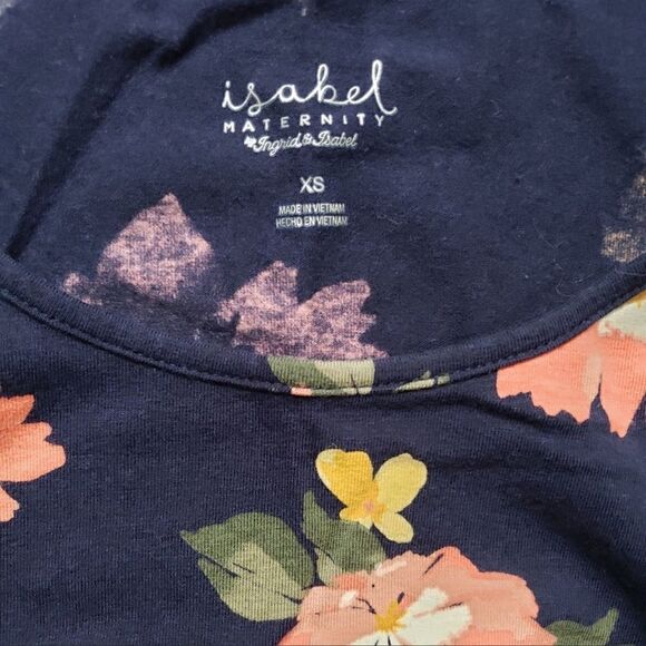 Isabel Maternity Floral Midi Dress XS - Picture 2 of 4